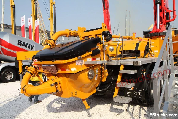 SANY 56m concrete pump truck (Isuzu chassis) Body (2) | 86Trucks