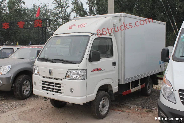 Jinbei Star 60 hp 4X2(6 wheels) Gasoline 3m Van Mini Truck Exterior (3) | 86Trucks