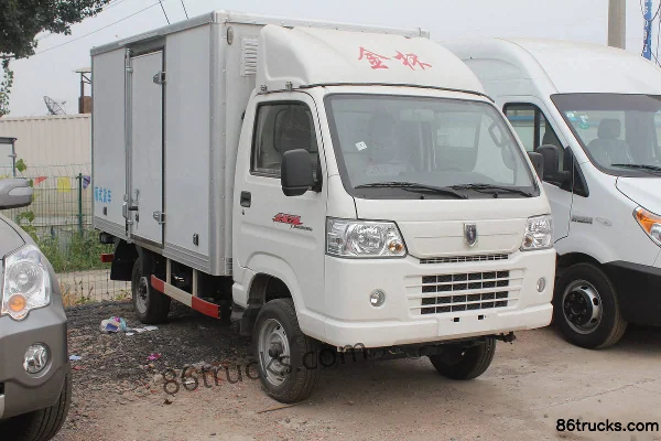 Jinbei Star 60 hp 4X2(6 wheels) Gasoline 3m Van Mini Truck Exterior (2) | 86Trucks