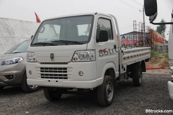 Jinbei Star 60 hp 4X2(6 wheels) Gasoline 2.1m Single Row Flatbed Mini Truck Exterior (3) | 86Trucks