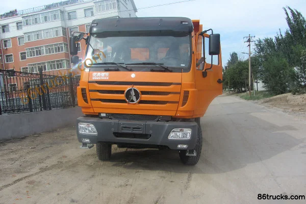 Beiben NG80B Heavy Truck 375hp 8X4(12 wheels) 7.4m Dump Truck Exterior
