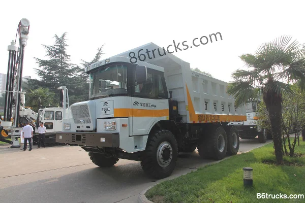 Yutong 375 ch 6X4(10 roues) camion benne minier large (40 tonnes) Extérieur (2) | 86Trucks