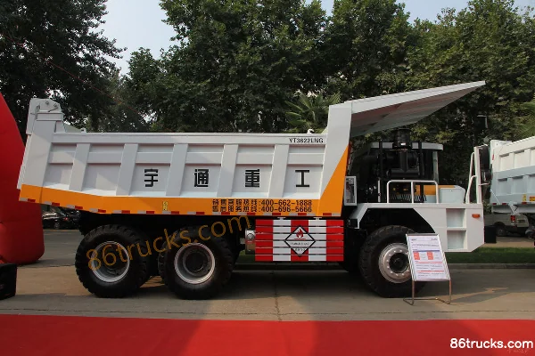 Yutong 380 hp 6X4(10 wheels) Wide-body Mining Dump Truck Exterior (2) | 86Trucks