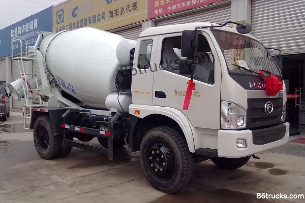 Shidai Jingang 130 hp 4X2(6 wheels) concrete mixer truck Exterior (3) | 86Trucks