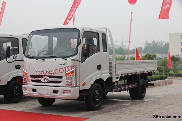 Tangjun Ouling T3 Series 116hp 4X2(6 wheels) 4.5m semi-panel flatbed light truck Exterior (3) | 86Trucks