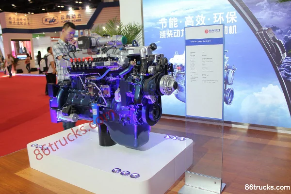 Weichai WP12NG380E40 380 hp 12L China IV Natural Gas Engine Exterior
