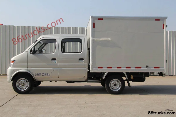 Ankai Shenqi T20 Standard 1.3L 99hp 4X2(6 wheels) Gasoline 2.5m Double Row Box Micro Truck (Steel Panel Van) Exterior (3) | 86Trucks