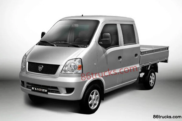 Hafei Minyi 0.97L 60hp 4X2(6 wheels) Double Row Mini Truck (Standard I Type) Exterior (2) | 86Trucks