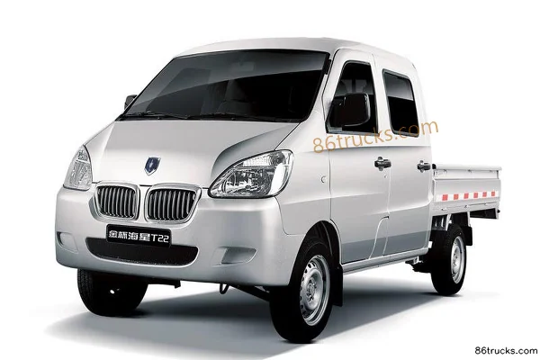 Jinbei Hiace T22 Standard 2012 1.0L 61ch 4X2(6 roues) 2m micro camion plateau double cabine Extérieur (2) | 86Trucks