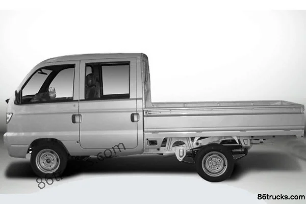 Hafei Zhongyi 0.97L 48hp 4X2(6 wheels) Double Row Mini Truck (Standard) Exterior (2) | 86Trucks