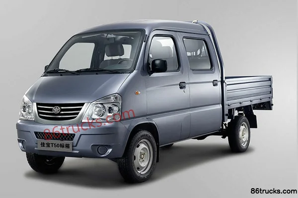 FAW Jilin Jiabao T50 0.97L 59hp 4X2(6 wheels) 2m Double Row Long Box Mini Truck Exterior (2) | 86Trucks