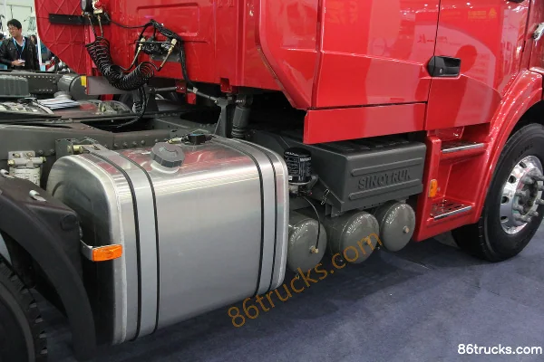 Sinotruk Weihao 375 ch 6X4(10 roues) tracteur routier Châssis (2) | 86Trucks