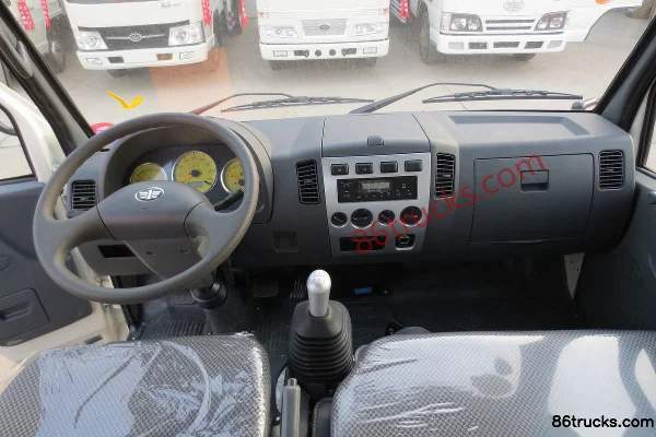 FAW Hongta FAW Jiefang Baling 90 hp 4X2(6 wheels) 3.7m Semi-row Panel Light Cargo Truck Cab (3) | 86Trucks
