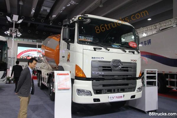 GAC HINO 700 Series 8X4(12 wheels) Concrete Mixer Truck (Zoomlion Brand) Exterior (2) | 86Trucks