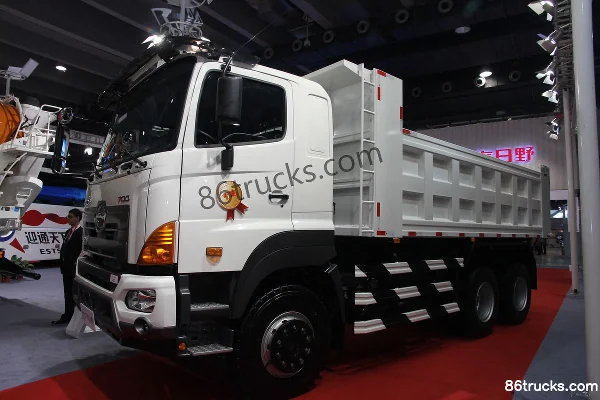 Guangqi HINO 700 Series Heavy Truck 350hp 6X4(10 wheels) 5.6m Dump Truck Exterior (2) | 86Trucks