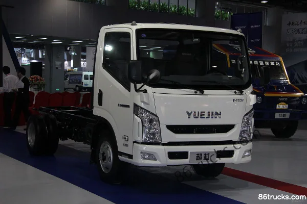 Yuejin Chaoyue C500-52 180hp 4X2(6 wheels) Day Cab Cargo Truck Chassis Exterior (3) | 86Trucks