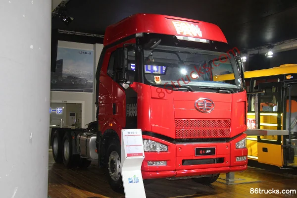 FAW Jiefang J6P heavy truck 390 hp 6X4(10 wheels) tractor truck (high roof) Exterior (2) | 86Trucks