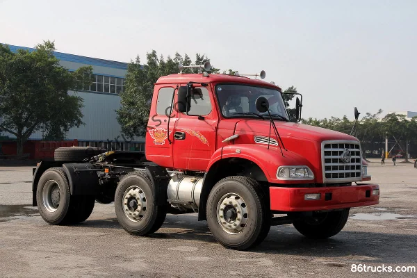 Dongfeng Liuqi Longka heavy truck 310 hp 6X2(8 wheels) long-nose tractor truck Exterior (3) | 86Trucks