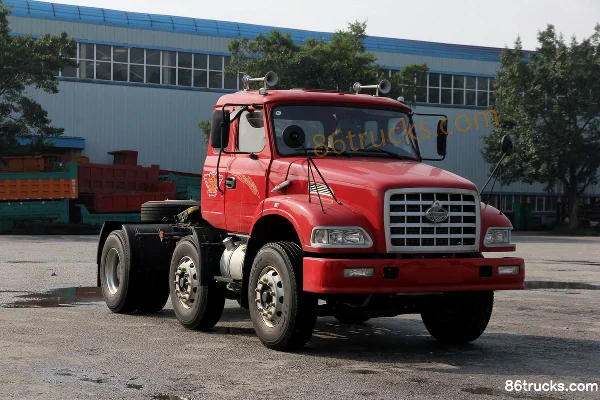Dongfeng Liuqi Longka heavy truck 310 hp 6X2(8 wheels) long-nose tractor truck Exterior (2) | 86Trucks