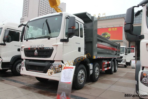 Sinotruk HOWO T5G série camion lourd 310 ch 8X4(12 roues) camion benne 7,6 m Extérieur (2) | 86Trucks