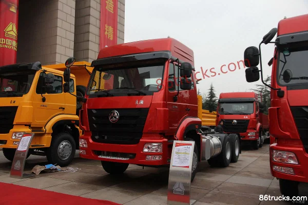 Sinotruk Hohan J7B Heavy Truck 360 hp 6X4(10 wheels) Tractor Truck (Ratio 4.42) Exterior (3) | 86Trucks