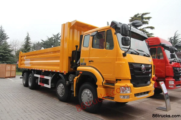 Sinotruk Hohan J7B 340hp 8X4(12 wheels) 5.6m dump truck Exterior (2) | 86Trucks