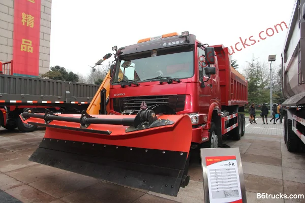 Sinotruk HOWO-7 336 ch 6X4(10 roues) camion de déneigement (marque Lvye) Extérieur (2) | 86Trucks