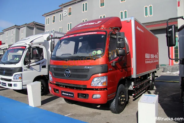 Foton Aumark 3 Series 156 hp 4X2(6 wheels) 5.2m semi-sleeper van light truck Exterior (2) | 86Trucks