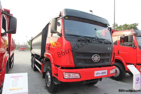 FAW Liute Longwei (L5P) Heavy Truck 350 hp 6X4(10 wheels) 6.8m Dump Truck (Front Lift) Exterior (3) | 86Trucks