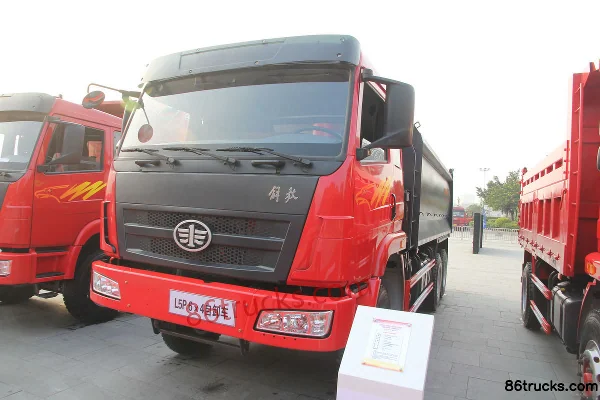 FAW Liute Longwei (L5P) Heavy Truck 350 hp 6X4(10 wheels) 6.8m Dump Truck (Front Lift) Exterior (2) | 86Trucks