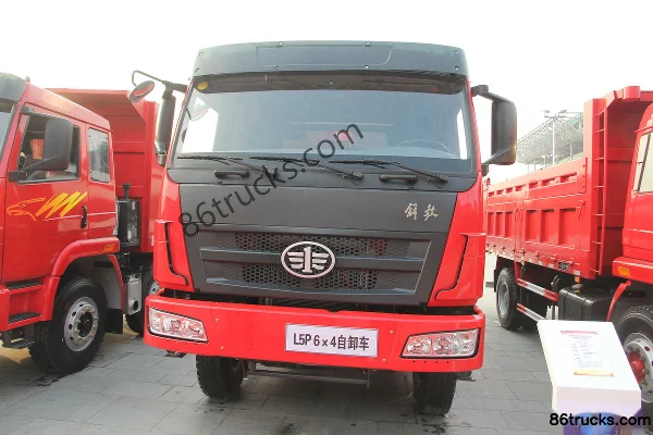 FAW Liute Longwei (L5P) Heavy Truck 350 hp 6X4(10 wheels) 6.8m Dump Truck (Front Lift) Exterior