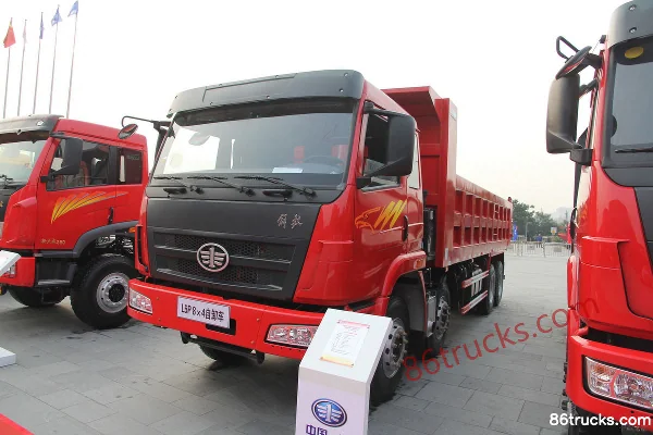 FAW Liute Longwei (L5P) Heavy Truck Standard Load Version 310 hp 8X4(12 wheels) 8m Dump Truck Exterior (2) | 86Trucks