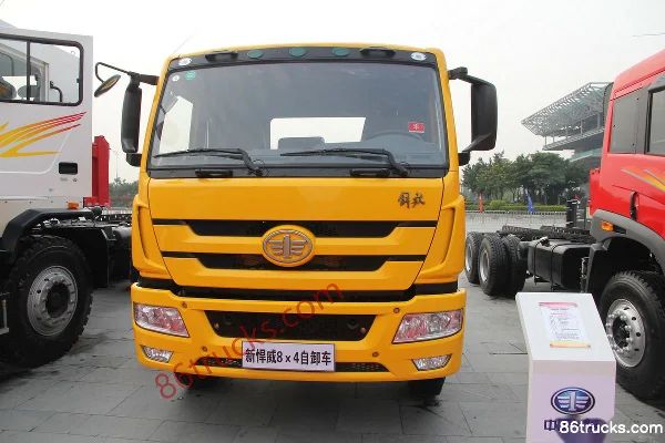 FAW Jiefang Qingdao New Hanwei (J5M) Heavy Truck 336 hp 8X4(12 wheels) 8m Dump Truck Exterior