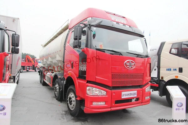 FAW Jiefang J6P 350 ch 8X4(12 roues) camion de transport de pulvérulent Extérieur (3) | 86Trucks
