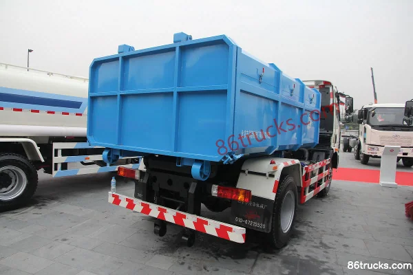 FAW Jiefang J6L 160 hp 4X2(6 wheels) Van Detachable Garbage Truck Chassis (2) | 86Trucks