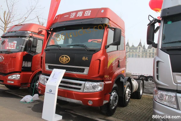 FAW Jiefang Qingdao Tu V heavy truck 310 hp 6X2(8 wheels) tractor truck Exterior (2) | 86Trucks
