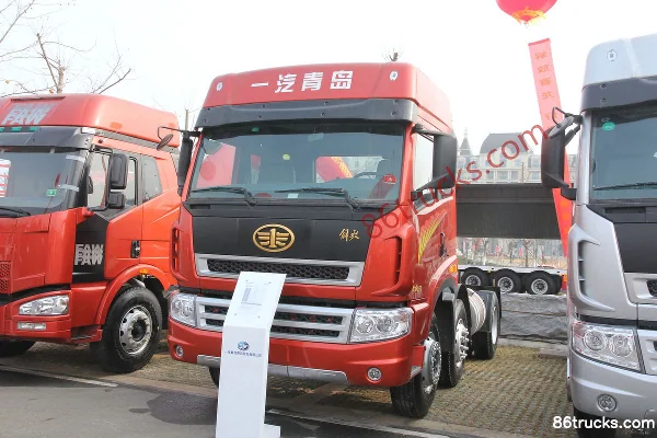 FAW Jiefang Qingdao Tu V heavy truck 310 hp 6X2(8 wheels) tractor truck Exterior