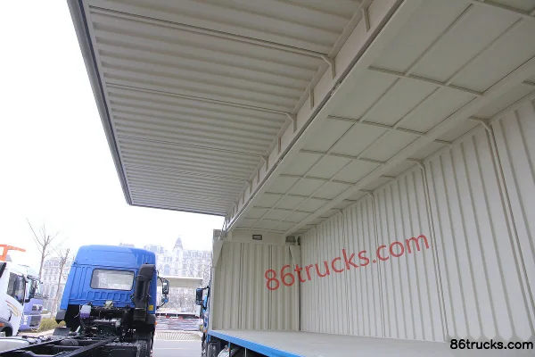 FAW Jiefang Qingdao Hanwei (J5M) camion lourd, 220 ch, 6X2(8 roues) , camion porteur à fourgon de 9,5 m avec cabine couchette Châssis (3)