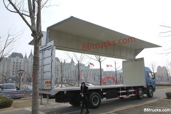 FAW Jiefang Qingdao Hanwei (J5M) camion porteur lourd 220 ch 6X2(8 roues) 9,5 m cabine approfondie fourgon Extérieur (3) | 86Trucks