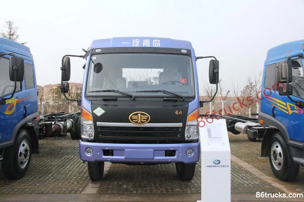 FAW Jiefang Qingdao Sailong camion porteur moyen 194 ch 4X2(6 roues) 7,2 m camion porteur à benne fermée cabine avancée