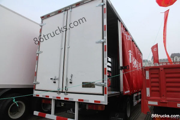FAW Jiefang Qingdao Sailong camion porteur 164 ch 4X2(6 roues) 6,8 m cabine approfondie fourgon Carrosserie (1) | 86Trucks