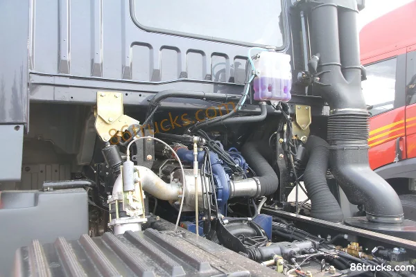 FAW Jiefang Qingdao New Dawei Heavy Truck 350 hp 6X4(10 wheels) 5.4 m LNG Dump Truck Chassis (3) | 86Trucks