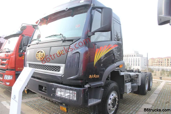 FAW Jiefang Qingdao New Dawei Heavy Truck 350 hp 6X4(10 wheels) 5.4 m LNG Dump Truck Exterior (2) | 86Trucks