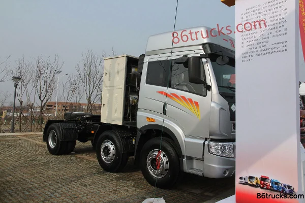 FAW Jiefang Qingdao Xindawei camion lourd 336 ch 6X2(8 roues) LNG tracteur routier Extérieur (3) | 86Trucks