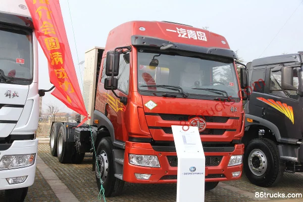 FAW Jiefang Qingdao Xinhanwei J5M camion lourd 336 ch 6X4(10 roues) tracteur routier LNG (type composite) Extérieur (3) | 86Trucks