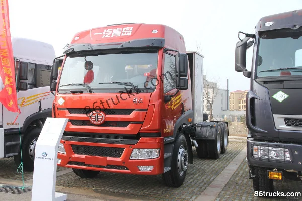FAW Jiefang Qingdao Xinhanwei J5M camion lourd 336 ch 6X4(10 roues) tracteur routier LNG (type composite) Extérieur (2) | 86Trucks