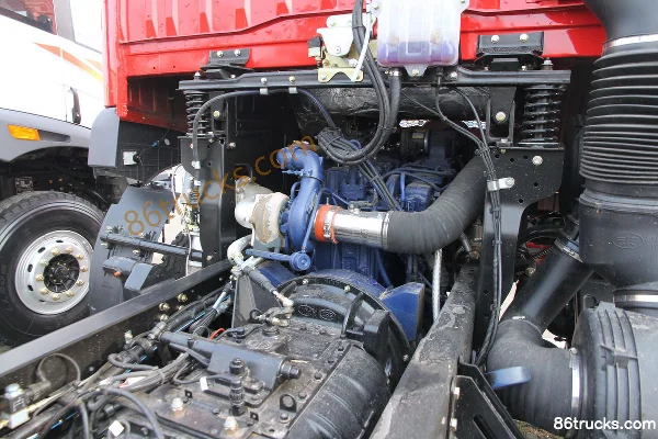 FAW Jiefang Qingdao New Hanwei J5M Heavy Truck 280hp 8X4(12 wheels) 7m LNG Dump Truck Chassis (2) | 86Trucks