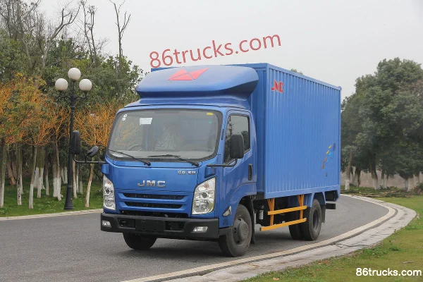 JMC Kairui 800 120hp 4X2(6 wheels) 4.1m Single Row Van Light Truck (Basic) Exterior (3) | 86Trucks