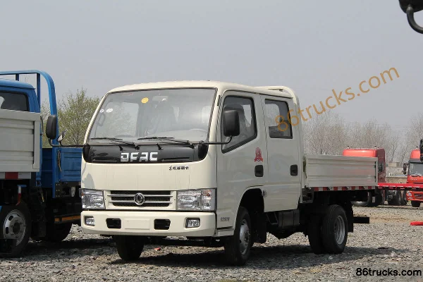 Dongfeng Duolika S2800 95 ch 4X2(6 roues) camion léger à ridelles double cabine 2,8 m Extérieur (3) | 86Trucks