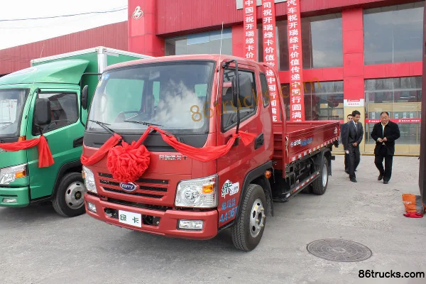 Karry Green Card C 110 hp 4X2(6 wheels) 3.9m Semi-Cab Chassis Cargo Truck Exterior (3) | 86Trucks